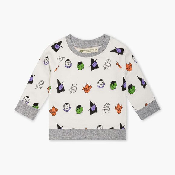 Printed Crewneck Sweatshirt - Spooky Squad - Picture 1 of 1